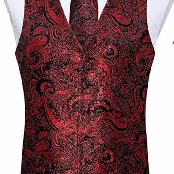 Men's Vest and Necktie Set - Picture 1 of 4